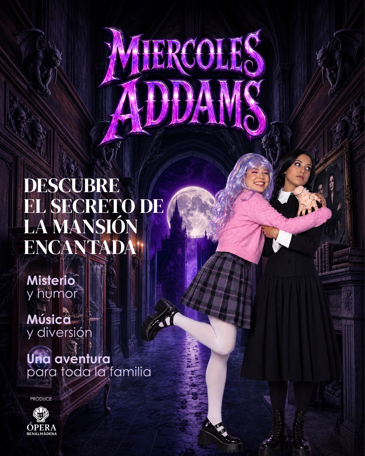 Cartel oficial de Mi&eacute;rcoles Addams
